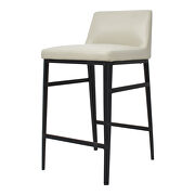 Contemporary counter stool beige