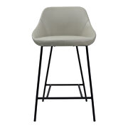 Contemporary counter stool beige main photo