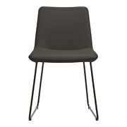 Villa (Black) Retro dining chair black-m2