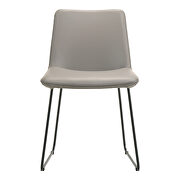 Villa (Gray) Retro dining chair gray-m2
