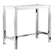 Riva (White) Modern bar table white