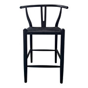 Ventana C (Black) Scandinavian counter stool black