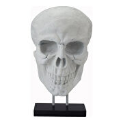 Contemporary skull statue white main photo