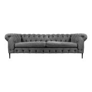 Retro sofa gray main photo
