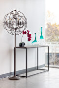 Contemporary marble console table main photo