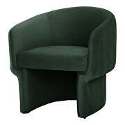 Retro chair dark green