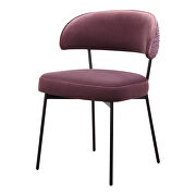 Dolce (Purple) Contemporary dining chair purple velvet-m2