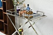 Contemporary bar cart