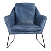 Modern club chair blue main photo