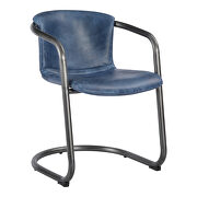 Freeman Industrial dining chair blue-m2