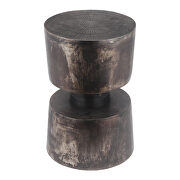Industrial accent table nickel main photo