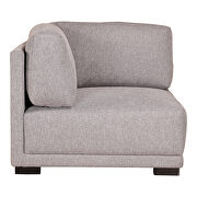 Contemporary corner chair gray main photo