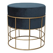 Art deco stool blue main photo