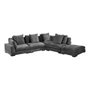 Contemporary dream modular sectional charcoal