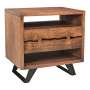 Industrial nightstand