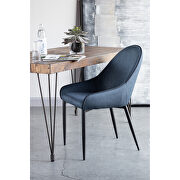 Modern dining chair dark blue-m2