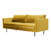Contemporary sofa mustard