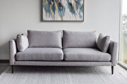 Raval (Gray) Contemporary sofa light gray