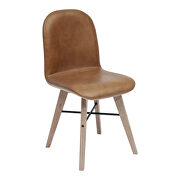 Napoli (Brown) Scandinavian dining chair-m2