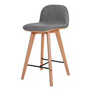 Napoli C (Gray) Scandinavian counter stool gray