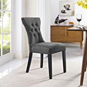 Silhouette F (Gray) Dining side chair in gray