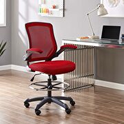 Veer (Red) Contemporary mesh adjustable office / computer chair