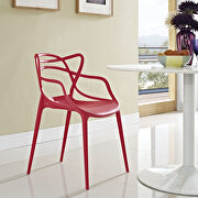 Dining armchair in red main photo