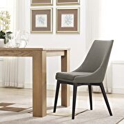Fabric dining chair in granite main photo