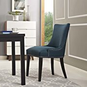 Fabric dining chair in azure main photo