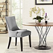 Marquis (Light Gray) Fabric dining chair in light gray