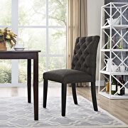 Duchess (Brown) Fabric dining chair in brown