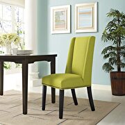 Fabric dining chair in wheatgrass