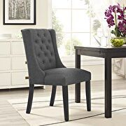 Fabric dining chair in gray