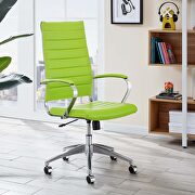 Highback office chair in bright green main photo