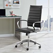 Highback office chair in black main photo