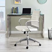 Jive (White) Stylish contemporary office / computer chair