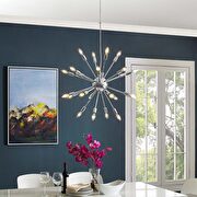 Spike style contemporary chandelier main photo