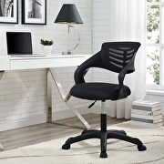 Mesh office chair in black
