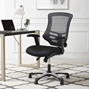 Mesh office chair in black