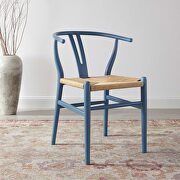 Dining wood side chair in harbor