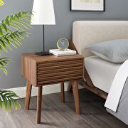 End table nightstand in walnut main photo