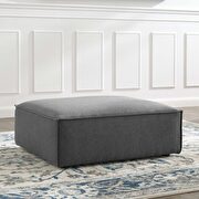 Ottoman in charcoal