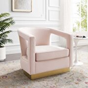 Frolick (Pink) Performance velvet armchair in pink