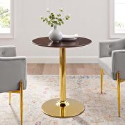 Dining table in gold cherry walnut main photo