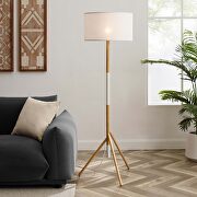 Tripod floor lamp in white/ natural main photo