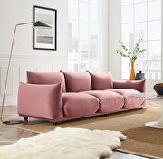 Copious (Rose) Performance velvet sofa in dusty rose