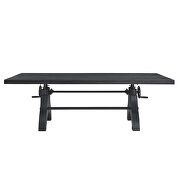 Genuine 96 (Black) Crank adjustable height conference / office table