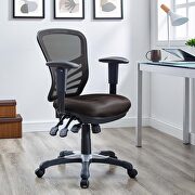 Mesh office chair in brown main photo