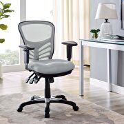 Mesh office chair in gray