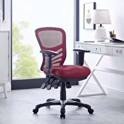 Mesh office chair in red main photo